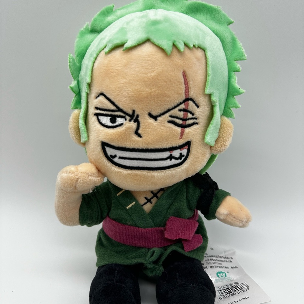Zoro One Piece Happy Grin Slash Chest Eye Plushie
